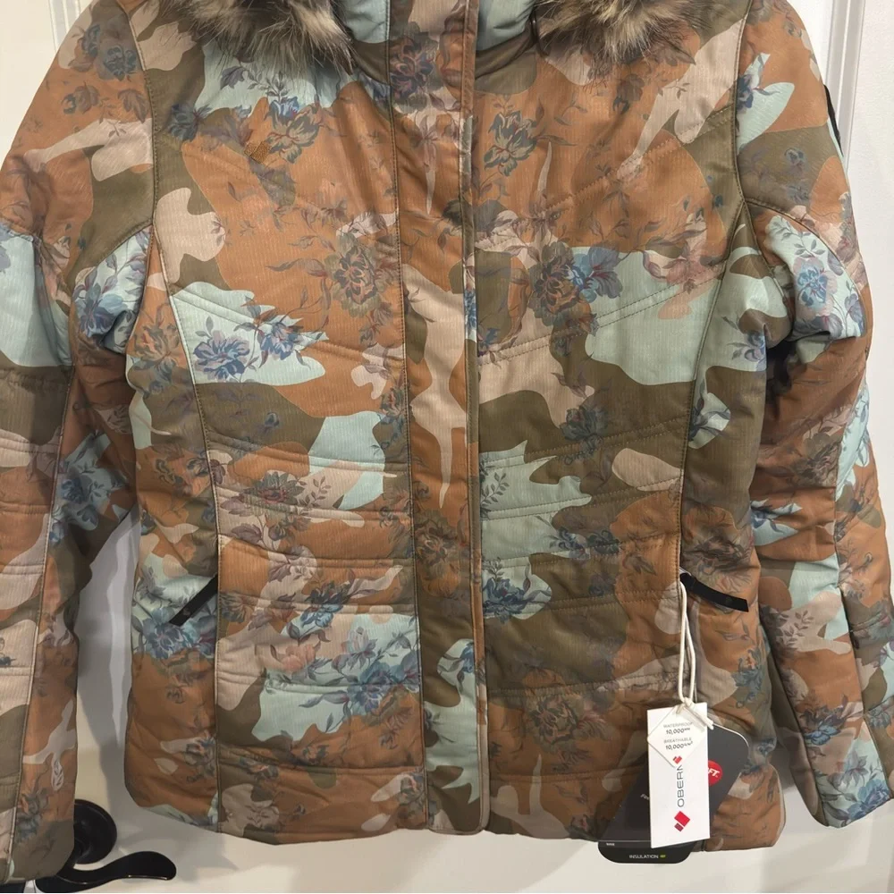 Obermeyer Tuscany II Jacket Ski Snow Jacket in Vintage Camo